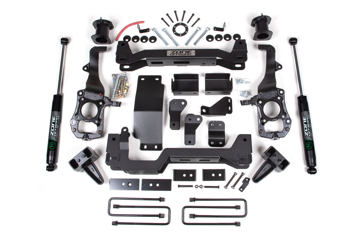 Zone Offroad 21-24 Ford F150 6 in Zone Lift System w/Nitro Shocks ZONF90N