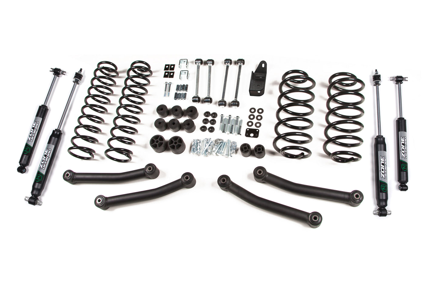 Zone Offroad 97-02 Jeep TJ 4in Suspension System ZONJ10N