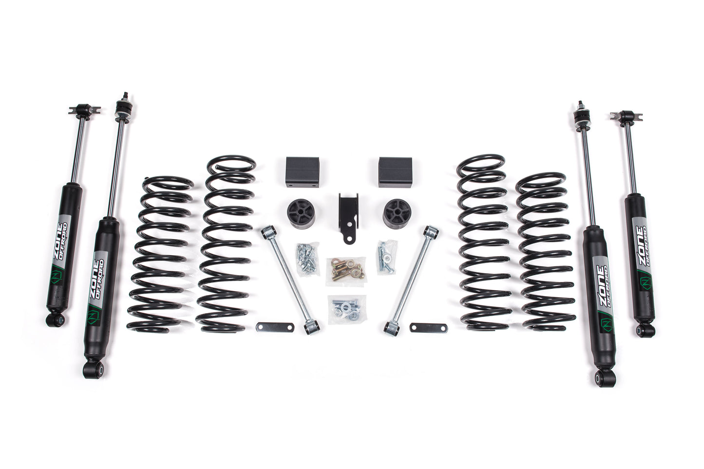 Zone Offroad 07-12 Jeep JK 2dr 3in Suspension Kit ZONJ12N