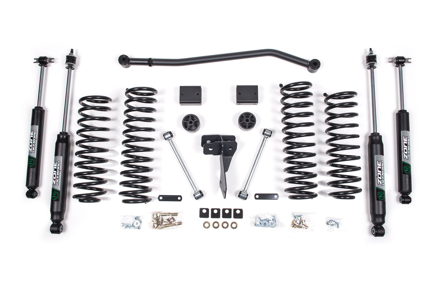 Zone Offroad 07-15 Jeep JK 2dr 4in Suspension Kit ZONJ14N