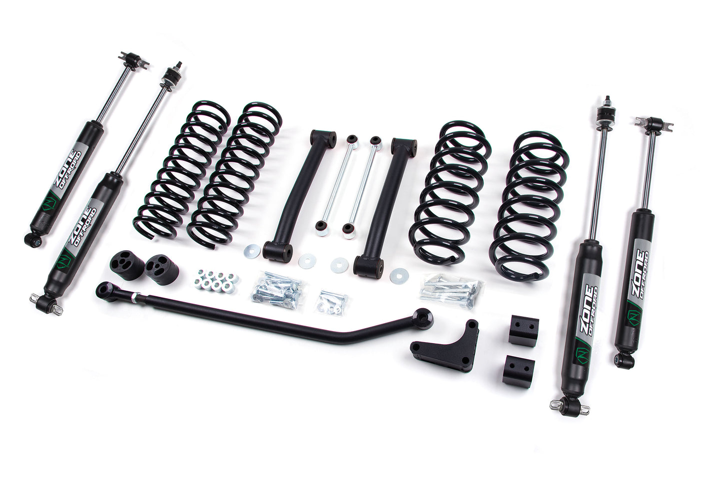 Zone Offroad 99-04 Jeep WJ 4in Suspension System ZONJ17N