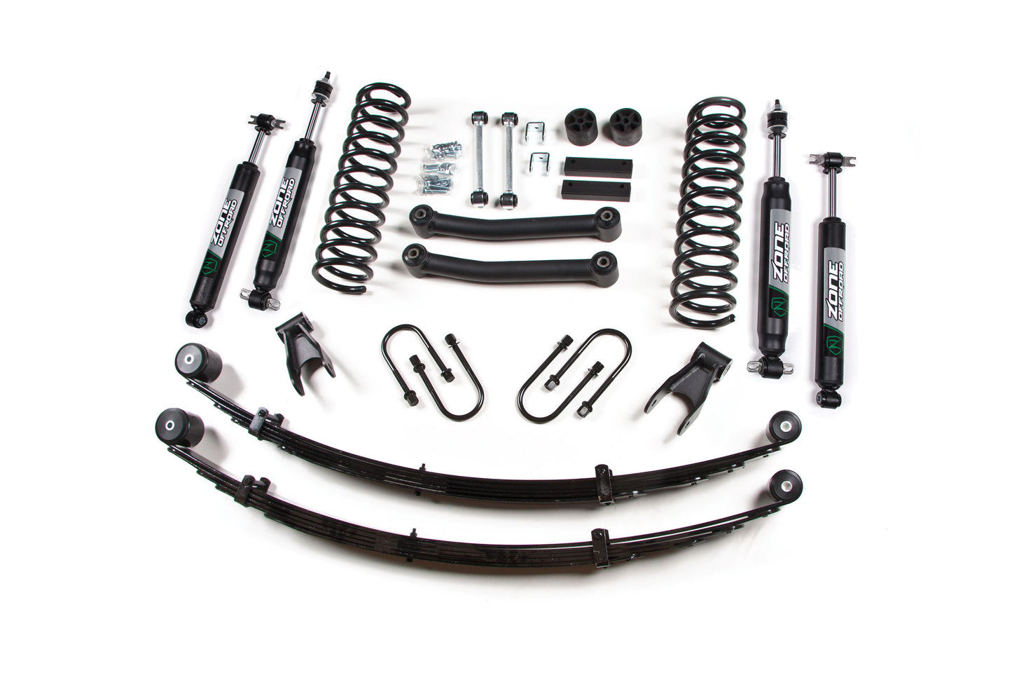 Zone Offroad 84-01 Jeep XJ 4.5in w/Rr Springs- Chrysler 8.25 ZONJ23N