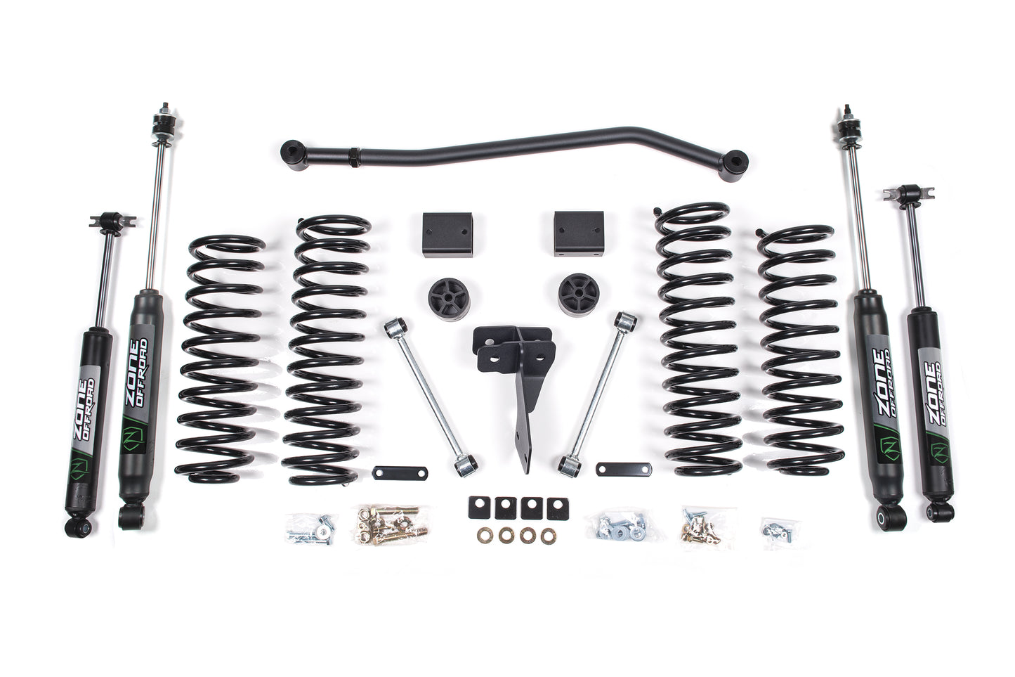 Zone Offroad 12-18 Jeep JK 2dr 4in Suspension Kit ZONJ37N