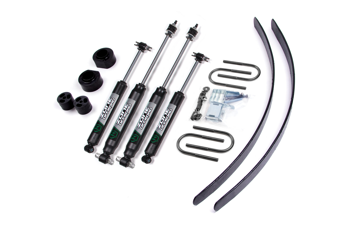 Zone Offroad 84-01 Jeep XJ 2in Kit w/Chrysler Axle ZONJ4N
