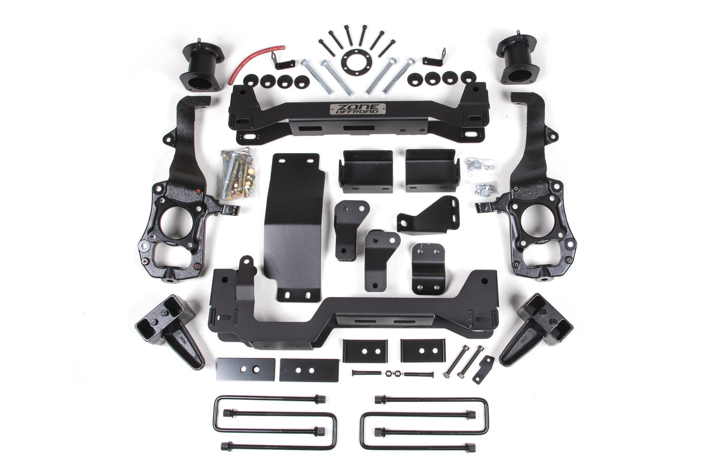 Zone Offroad 2021+ Ford F150 6in Front 4in Rear Suspension Lift System - No Shocks ZONF98
