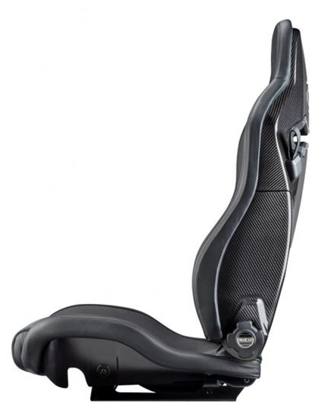 Sparco SPX Gloss Black Red Carbon Left Seat