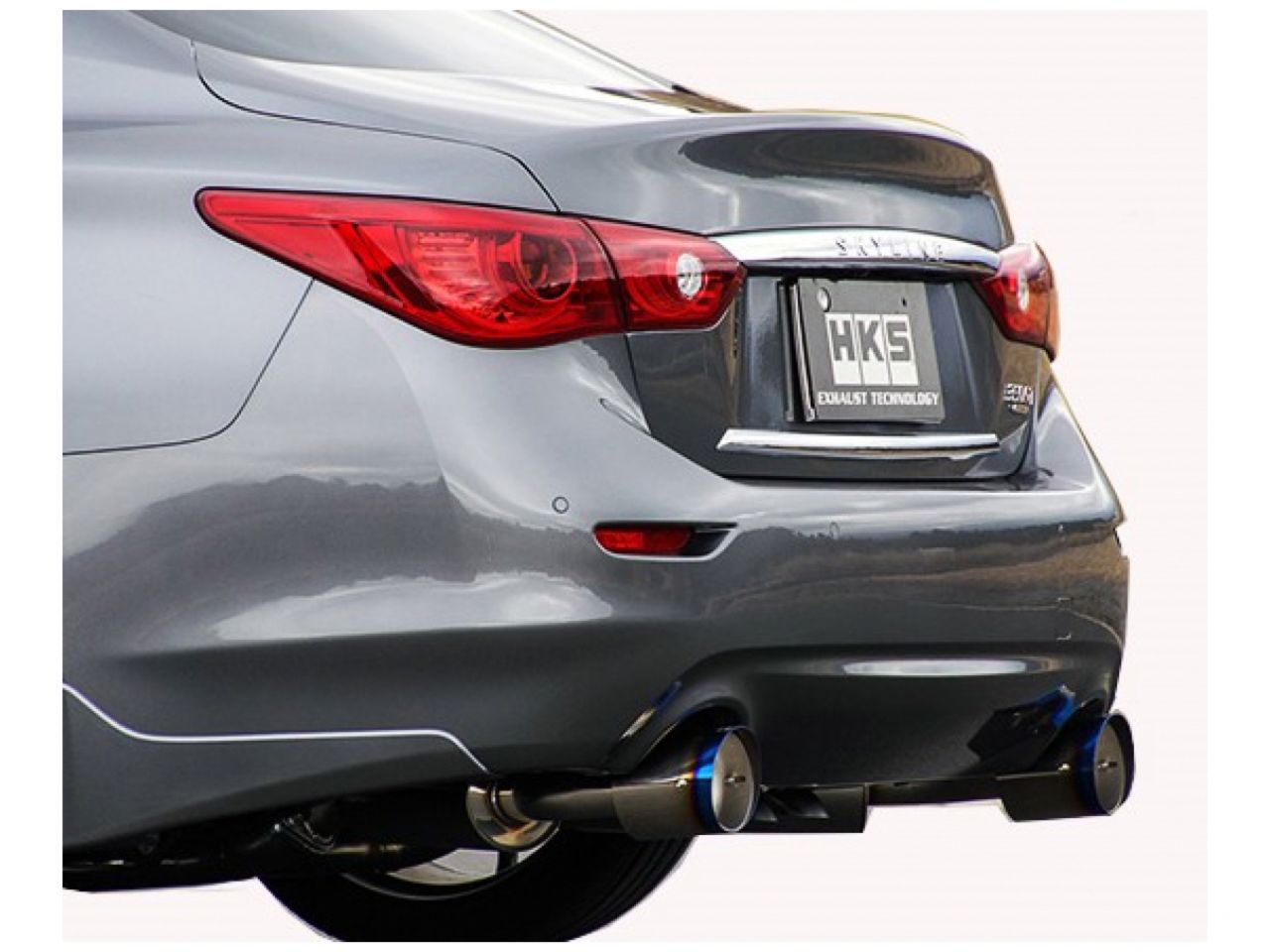 HKS Infiniti Q50 Hybrid VQ37 Full Dual Muffler