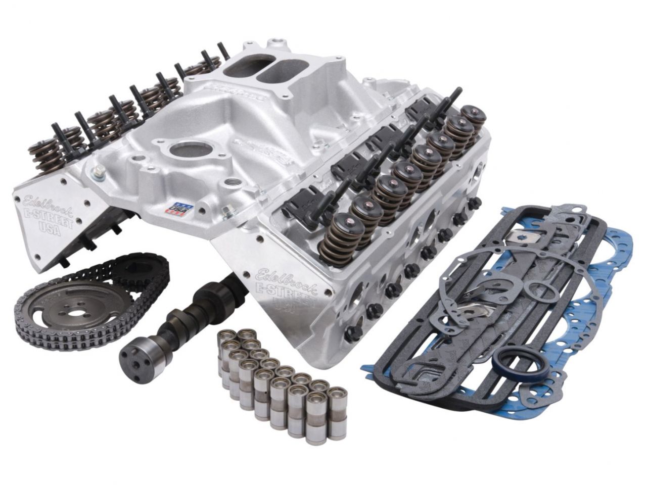 Edelbrock Power Package, Top End Kit, E-street, Sbc, For E-street Efi