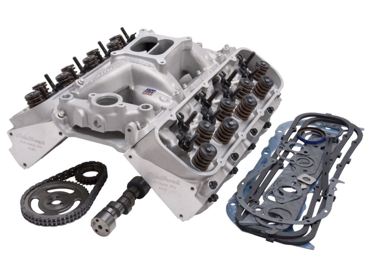 Edelbrock Power Package Top End Kit, RPM Series, Chevrolet, 85-Earlier Mark IV,