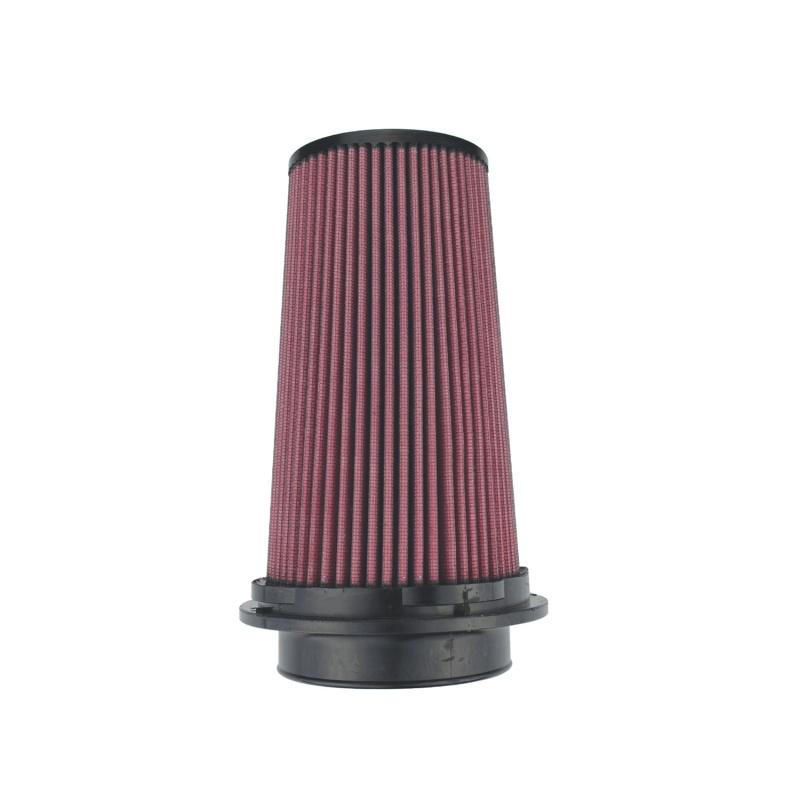 Injen 8-Layer Oiled Cotton Gauze Air Filter 4.0in ID/ 6.0in Base / 8.8in Height / 4in Top X-1110-BR Main Image