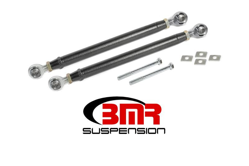 BMR 16-17 6th Gen Camaro Rear Double Adj. Rod Ends Toe Rods - Black Hammertone TR007H Main Image