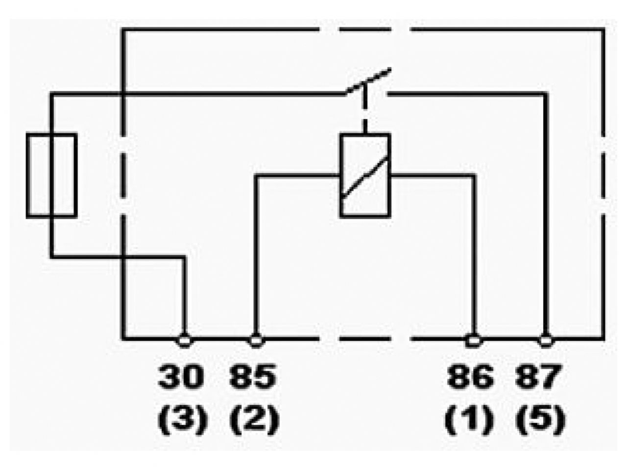 Hella Relay 12V 15A SPST 15A Fuse Bkt