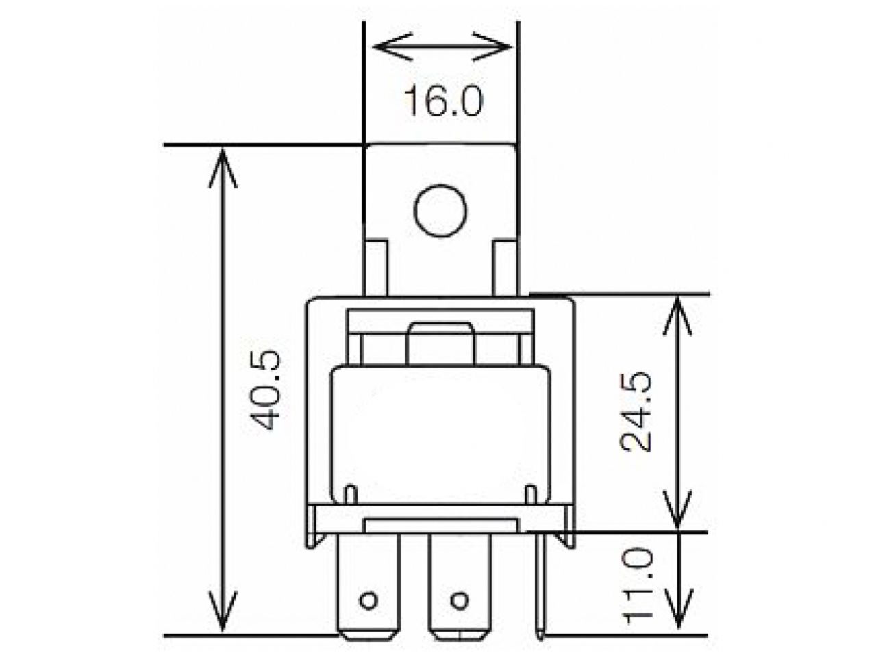 Hella Relay 12V 15A SPST 15A Fuse Bkt