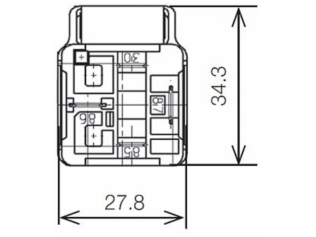 Hella Relay 12V 15A SPST 15A Fuse Bkt