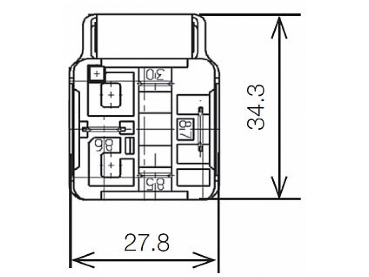 Hella Relay 12V 25A SPST 25A Fuse Bkt