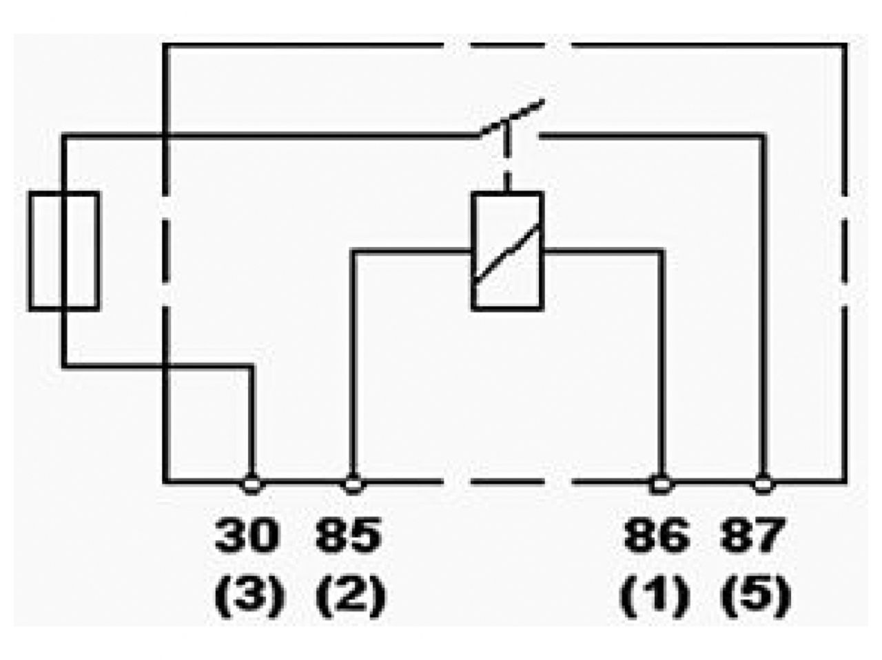 Hella Relay 12V 25A SPST 25A Fuse Bkt