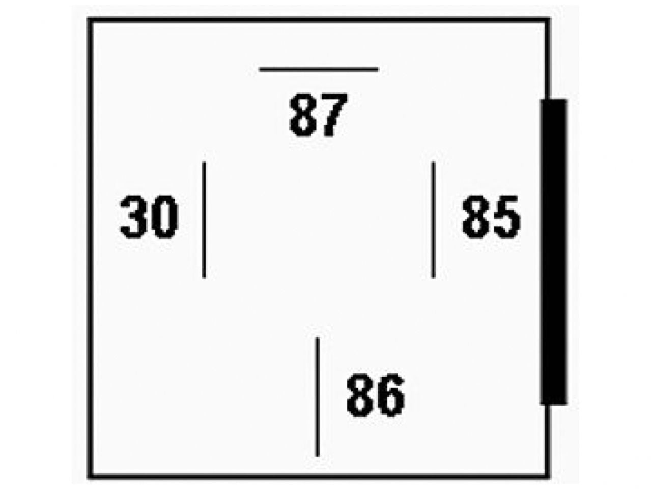 Hella Relay 12V 25A SPST 25A Fuse Bkt