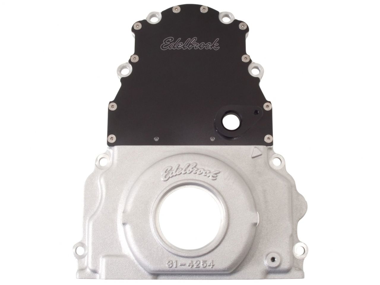 Edelbrock Timing Cover 2004-07, 2-Piece for GM Gen 4, LS2-Series