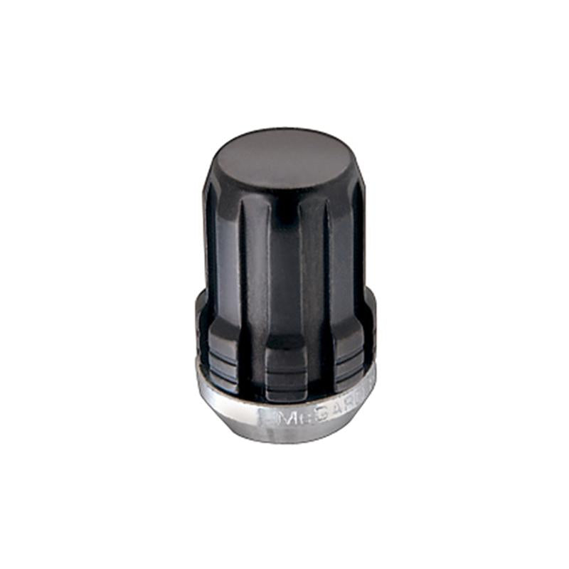 McGard SplineDrive Lug Nut (Cone Seat) M12X1.5 / 1.24in. Length (4-Pack) - Black (Req. Tool) 65357BK Main Image