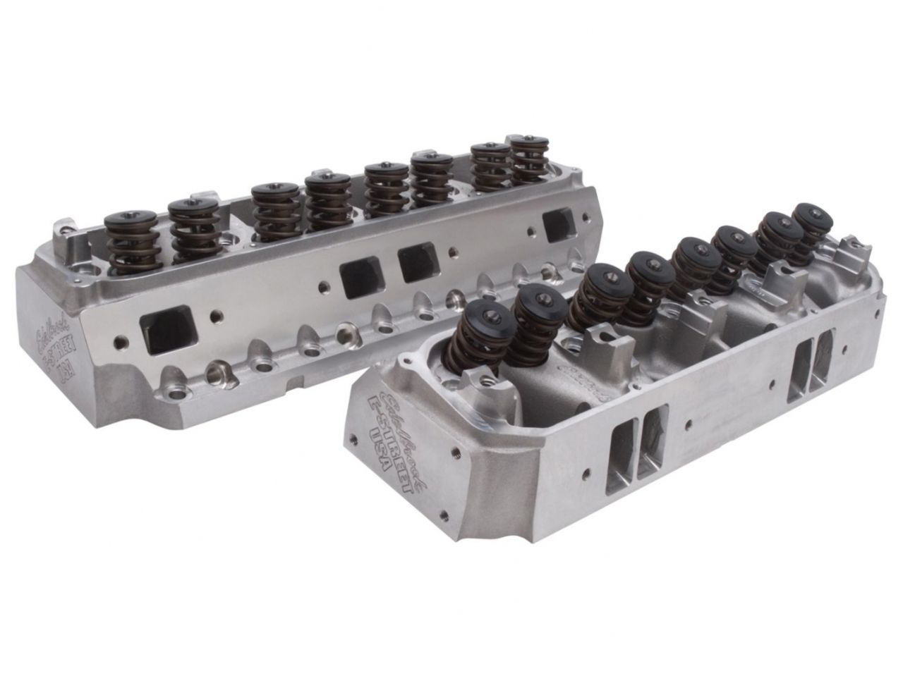 Edelbrock Cylinder Heads, E-Street, Big-Block Chrysler, Complete, Pair