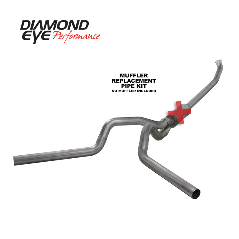 Diamond Eye Performance DEP Turbo Back Exhaust Kit SS Exhaust, Mufflers & Tips Turbo Back main image