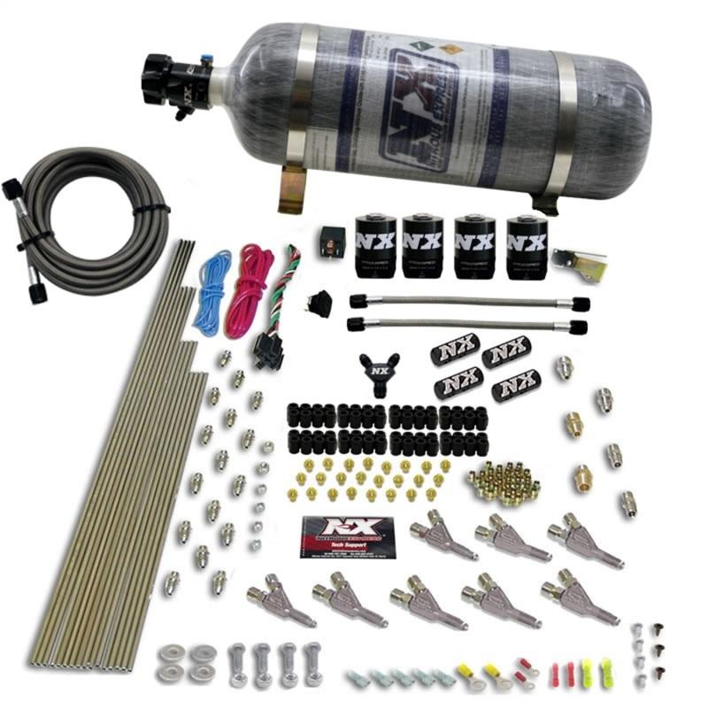 Nitrous Express Vortech Nozzle Nitrous Kit w/12lb Composite Bottle 80016-12 Main Image