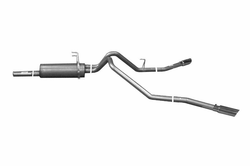 Gibson 03-06 Toyota Tundra Limited 4.7L 2.5in Cat-Back Dual Extreme Exhaust - Stainless 67500 Main Image