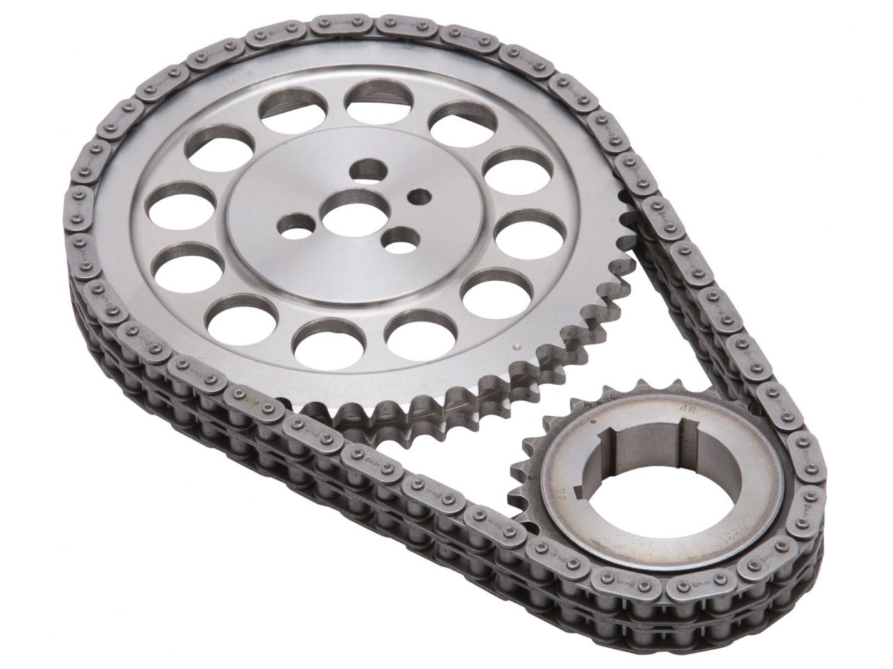 Edelbrock Timing Chain, Performer-Link, B & RB Chrysler, Three-Bolt Cam Gear