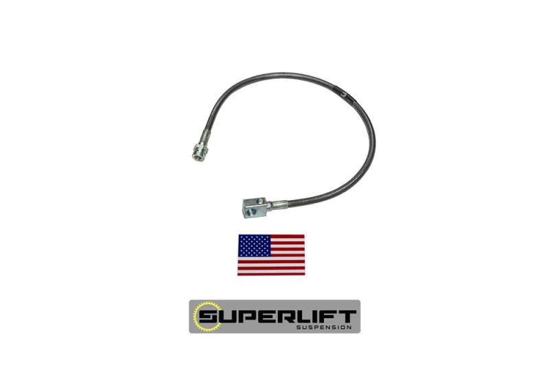 Superlift 78-79 Ford Bronco w/ 4-9in Lift Kit (Single) Bullet Proof Brake Hose 91296 Main Image