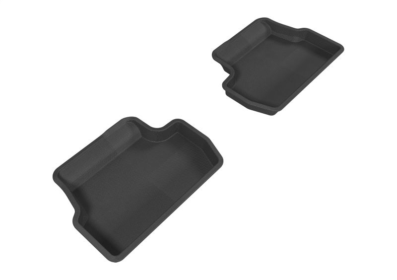 3D MAXpider 2014-2019 Mini Hardtop 2-Door Kagu 2nd Row Floormats - Gray L1MN01021501