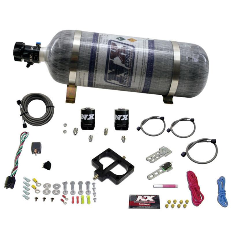 Nitrous Express Dodge TBI (Magnum) Nitrous Plate Kit (Magnum Engine) w/Composite Bottle 20945-12 Main Image