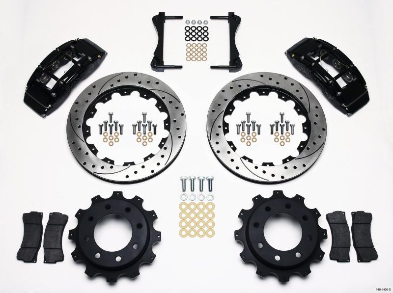 Wilwood TC6R Rear Kit 16.00in Drilled 1999-2010 GM Trk 2500 HD 4.84 Cntr 140-9406-D Main Image