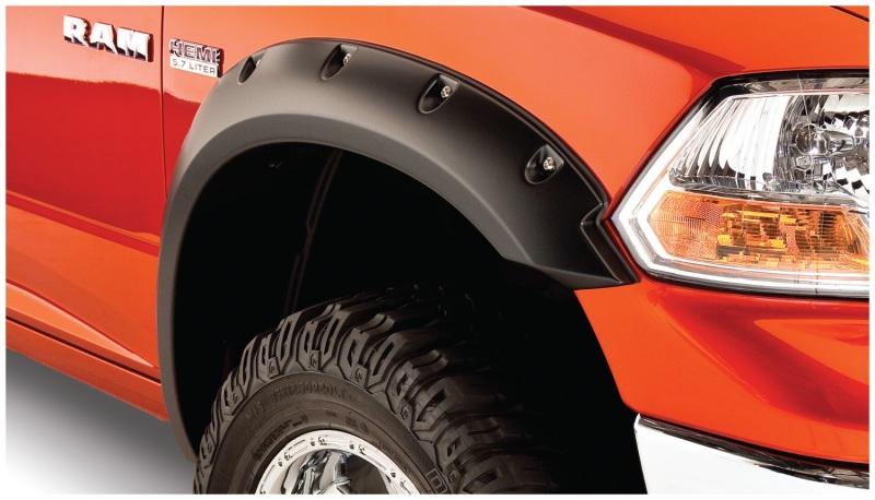 Bushwacker 09-18 Dodge Ram 1500 Pocket Style Flares 2pc - Black 50037-02 Main Image