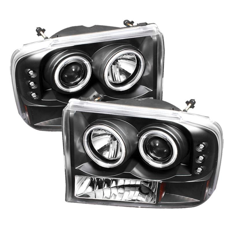 Spyder Ford F250 Super Duty 99-04 Projector Version 2 CCFL Halo LED Blk PRO-YD-FF25099-1P-G2-CCFL-BK 5030122 Main Image