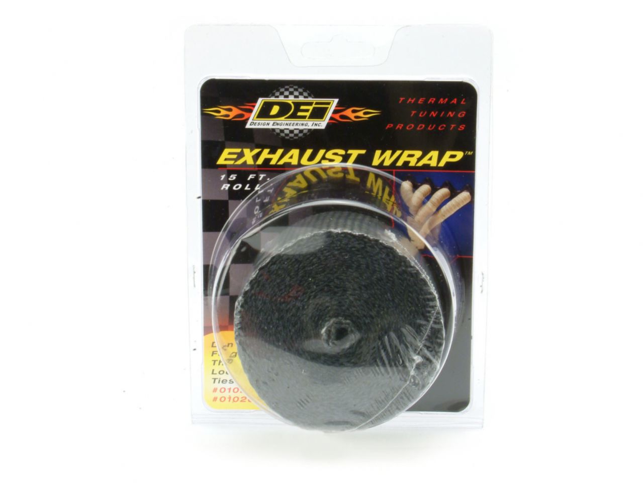 DEI Exhaust Wrap 1" x 15 ft-Black Glass Fiber