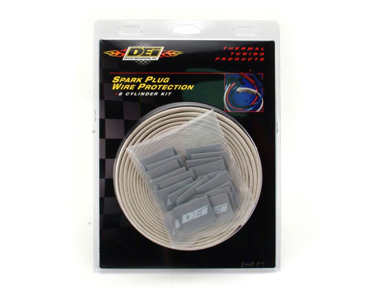 DEI Protect-A-Wire - 8 Cylinder - 25ft - Titanium Sleeving w/Wire Markers