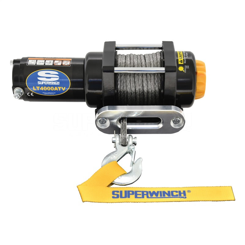 Superwinch 4000 LBS 12 VDC 3/16in x 50ft Synthetic Rope LT4000 Winch 1140230