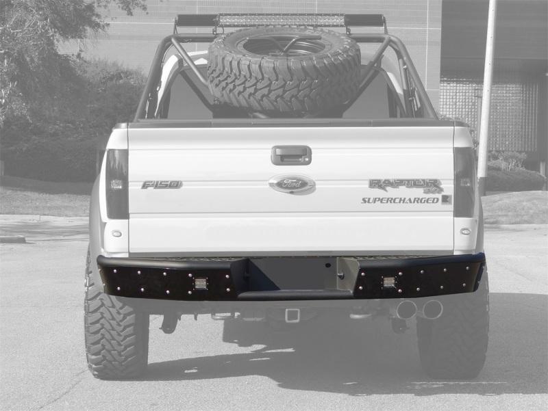 Addictive Desert Designs 10-14 Ford F-150 Raptor Stealth R Rear Bumper w/ Backup Sensor Cutouts R013401280103 Main Image