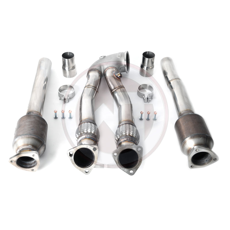 Wagner Tuning Audi TTRS 8S/RS3 8V SS304 Downpipe Kit w/Catted Pipes 500001028.KAT