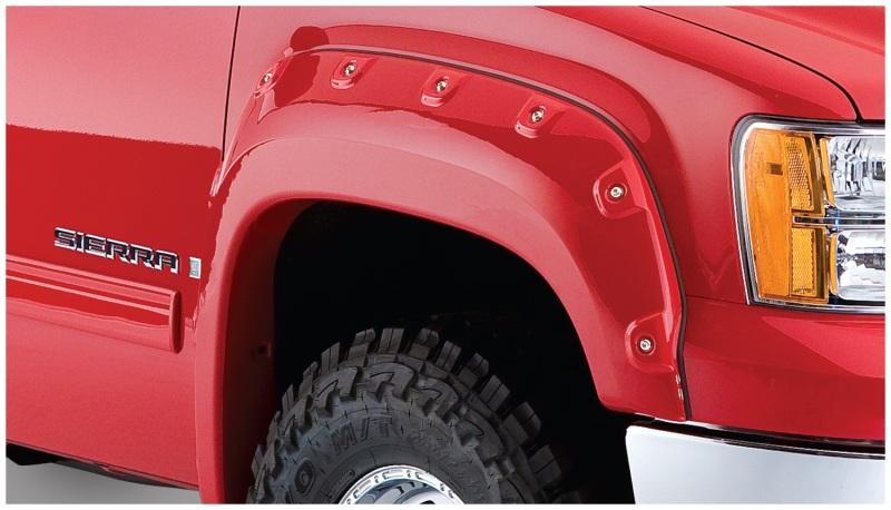 Bushwacker 07-14 GMC Sierra 2500 HD Cutout Style Flares 2pc - Black 40105-02 Main Image