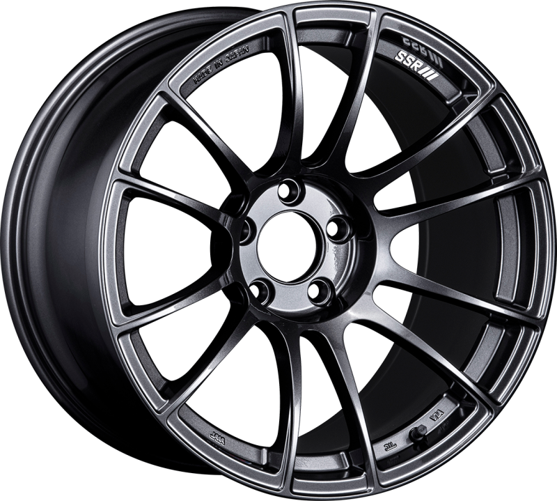 SSR GTX04 18x10.5 5x114.3 15mm Offset Dark Gunmetal Wheel XF18105+1505GDG