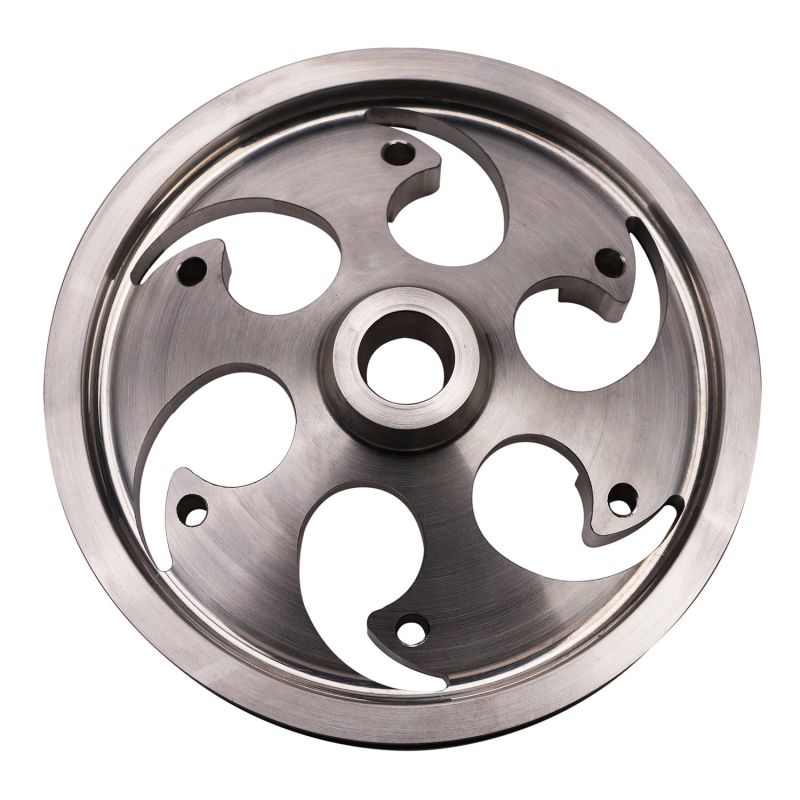 Wehrli 01-16 Chevrolet 6.6L Duramax Twin CP3 Pulley Deep Offset - Raw Finish WCF100429