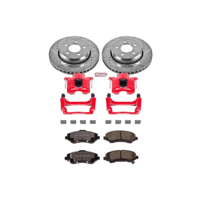 PowerStop PSB Z36 Truck & Tow Kit w/Cals Brakes, Rotors & Pads Brake Kits - Performance D&S main image