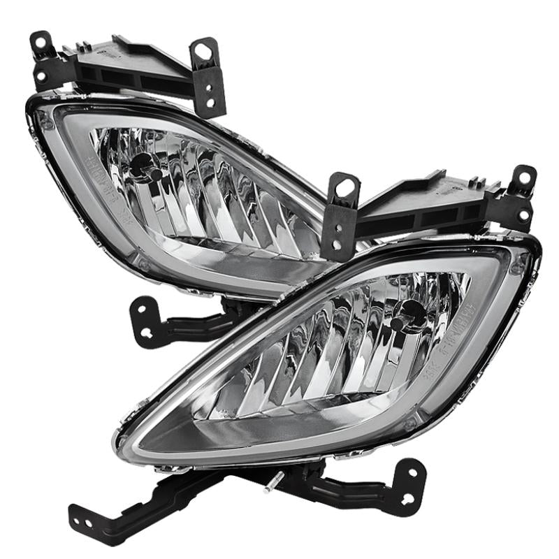 Spyder Hyundai Elantra 2011-2013 OE Style Fog Lights W/Switch Clear FL-HYE2011-C 5079909 Main Image