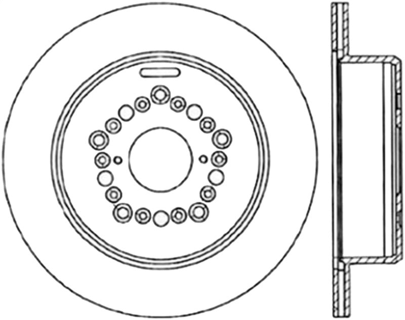 Stoptech ST Slot & Drill Brake Rotors Brakes, Rotors & Pads Brake Rotors - Slot & Drilled main image