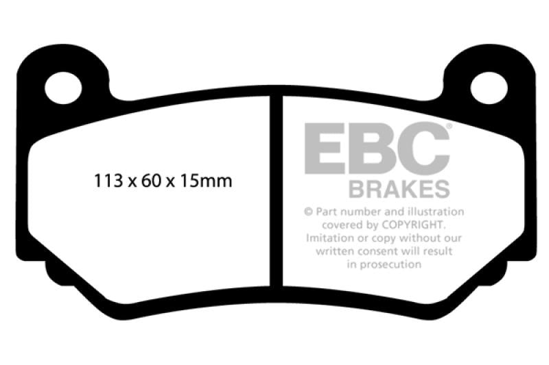 EBC AP Racing CP7600 Caliper Orangestuff Brake Pads DP91377 Main Image