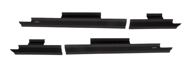 Bushwacker 09-18 RAM 1500 Extended Cab Trail Armor Rocker Panel and Sill Plate Cover - Black 14083 Main Image