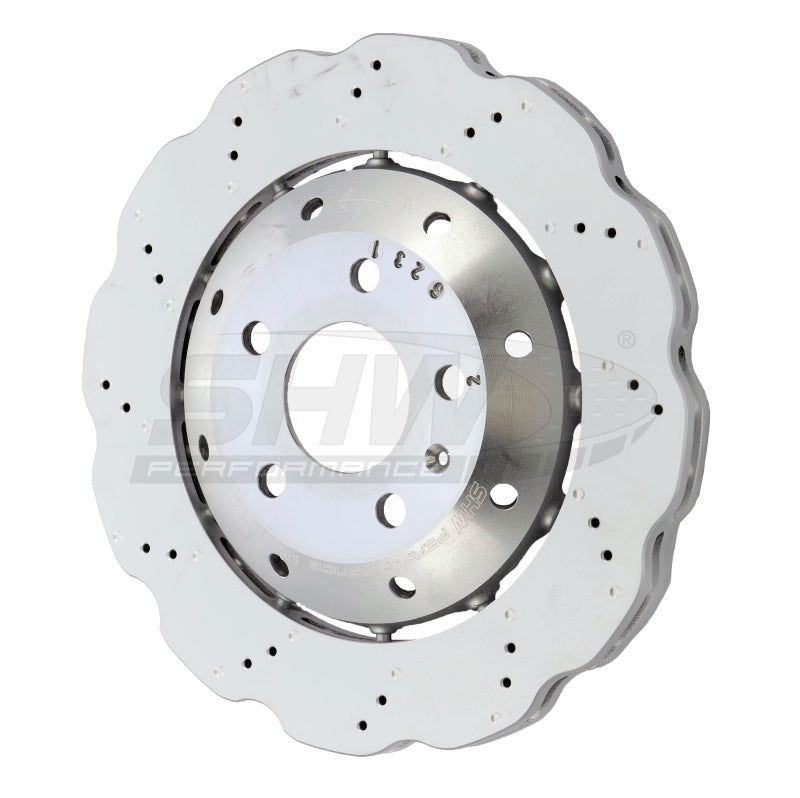 SHW Performance SHW Drill-Dimpl LW Wavy Rotors Brakes, Rotors & Pads Brake Rotors - Drilled main image