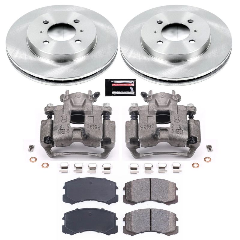 PowerStop PSB Autospecialty Kit w/Cals Brakes, Rotors & Pads Brake Kits - OE main image