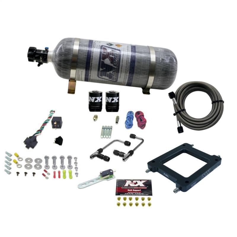 Nitrous Express Dominator Gemini Stage 6 Alcohol Nitrous Kit w/Composite Bottle 60075-12 Main Image